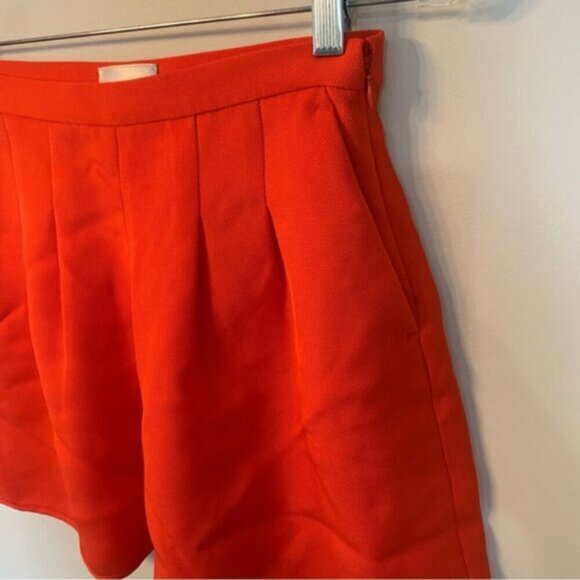 Aritzia Wilfred Le Fou Red High Rise Shorts 4 - Picture 7 of 8